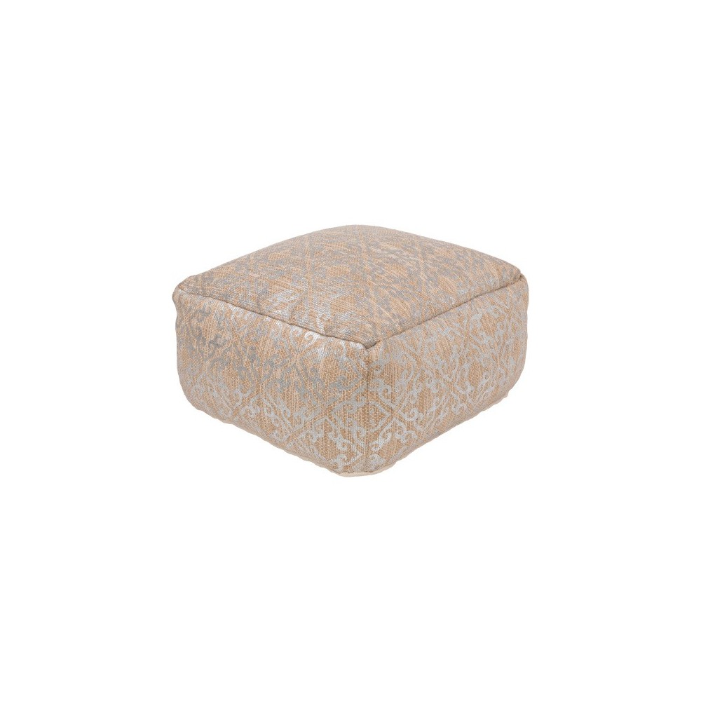 Surya Celine CIPF-3000 12"H x 20"W x 20"D Pouf Surya Celine CIPF-3000 12"H x 20"W x 20"D Pouf