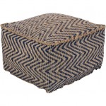 Surya Bodega BDPF-5001 12"H x 20"W x 20"D Pouf