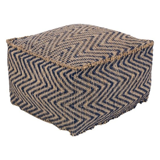 Surya Bodega BDPF-5001 12"H x 20"W x 20"D Pouf