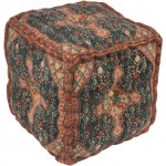 Surya Shadi SDPF-001 18"H x 18"W x 18"D Pouf