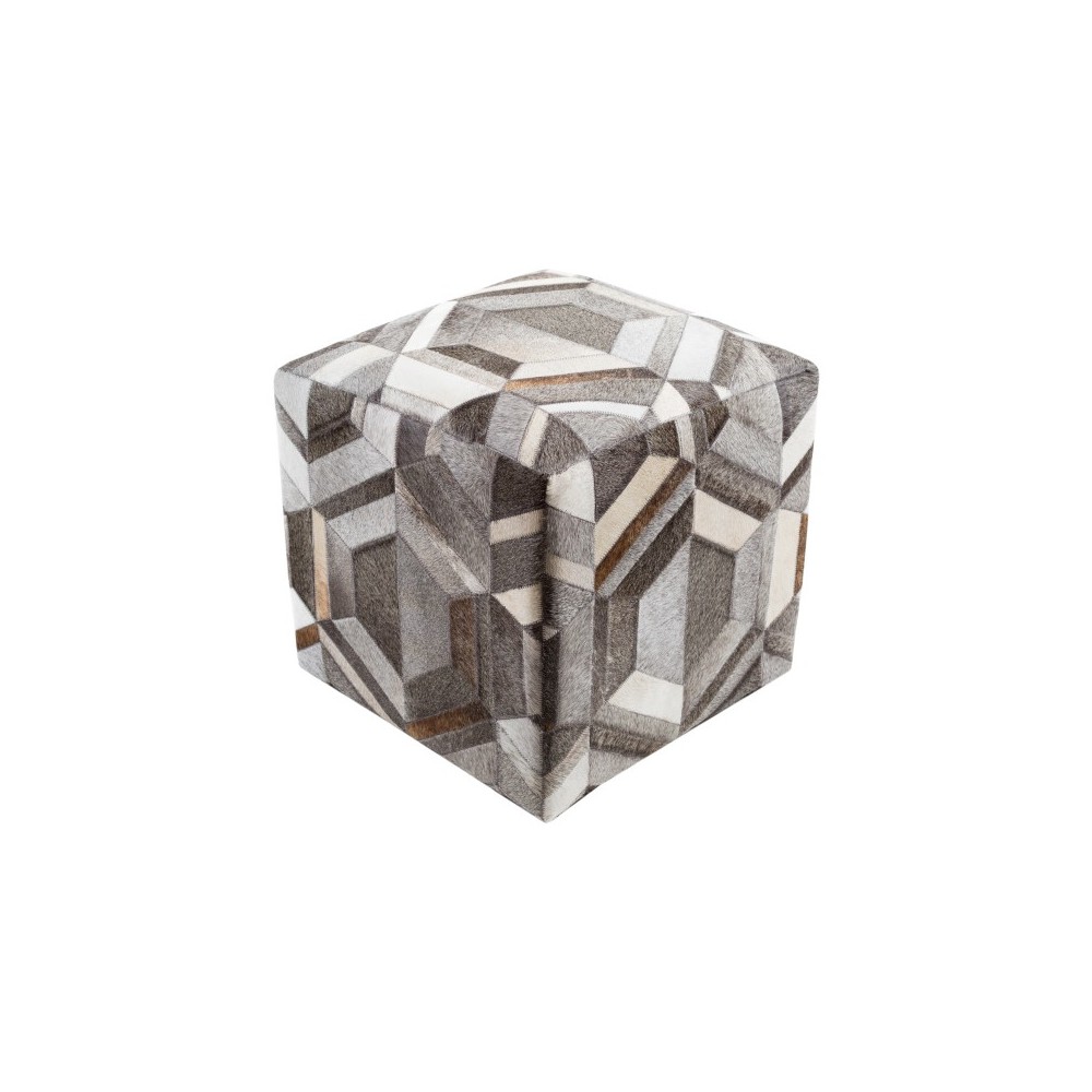 Surya Lycaon LCPF-002 18"H x 18"W x 18"D Pouf Surya Lycaon LCPF-002 18"H x 18"W x 18"D Pouf