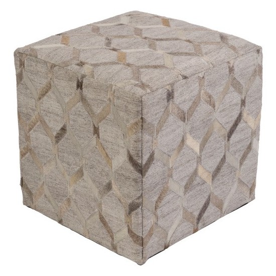 Surya Medora MDPF-003 18"H x 18"W x 18"D Pouf