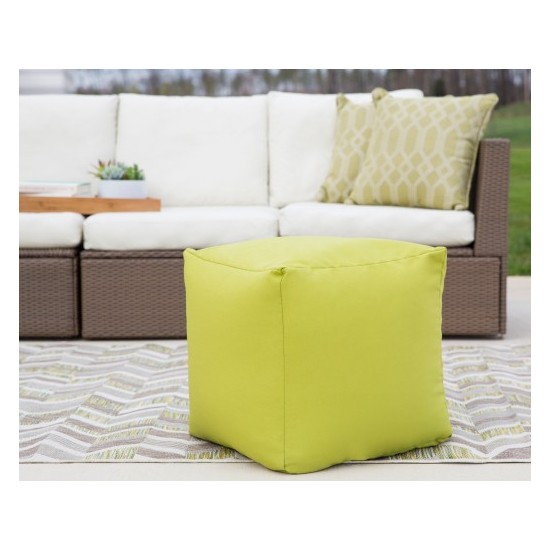 Surya Essien EIPF-005 18"H x 18"W x 18"D Pouf