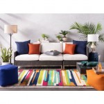 Surya Essien EIPF-008 18"H x 18"W x 18"D Pouf