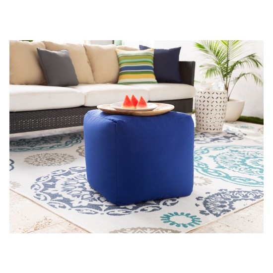 Surya Essien EIPF-008 18"H x 18"W x 18"D Pouf