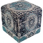 Surya Amsterdam AMPF-003 18"H x 18"W x 18"D Pouf