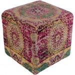 Surya Amsterdam AMPF-004 18"H x 18"W x 18"D Pouf