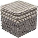 Surya Scotia SCPF-002 18"H x 18"W x 18"D Pouf