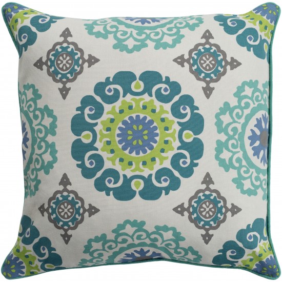 Surya Technicolor TEC-012 20" x 20" Pillow Cover