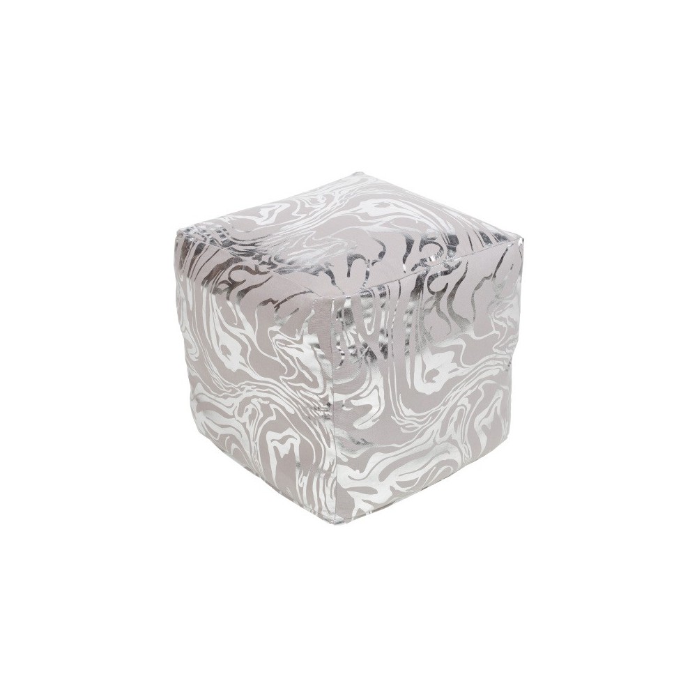 Surya Crescent CCPF-009 18"H x 18"W x 18"D Pouf Surya Crescent CCPF-009 18"H x 18"W x 18"D Pouf