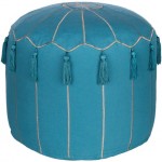 Surya Delhi DLPF-001 14"H x 18"W x 18"D Pouf