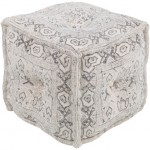 Surya Daveed DVPF-001 16"H x 16"W x 16"D Pouf
