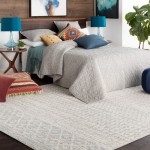 Surya Cotton Velvet CVPF-016 14"H x 20"W x 20"D Pouf
