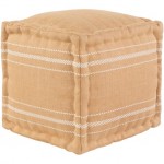 Surya Bande BDE-001 18"H x 16"W x 16"D Pouf