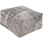 Surya Jacqueline JCQ-001 12"H x 24"W x 24"D Pouf