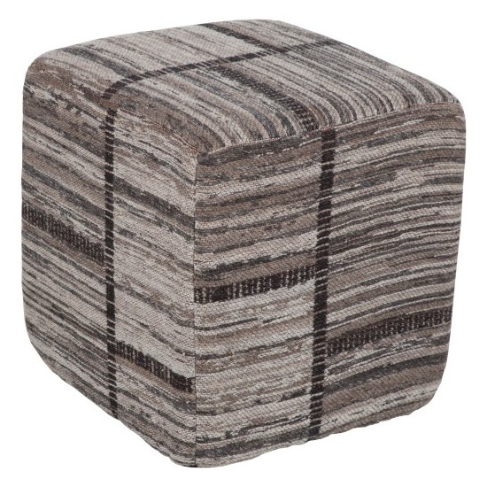 Surya Jacqueline JCQ-004 16"H x 16"W x 16"D Pouf