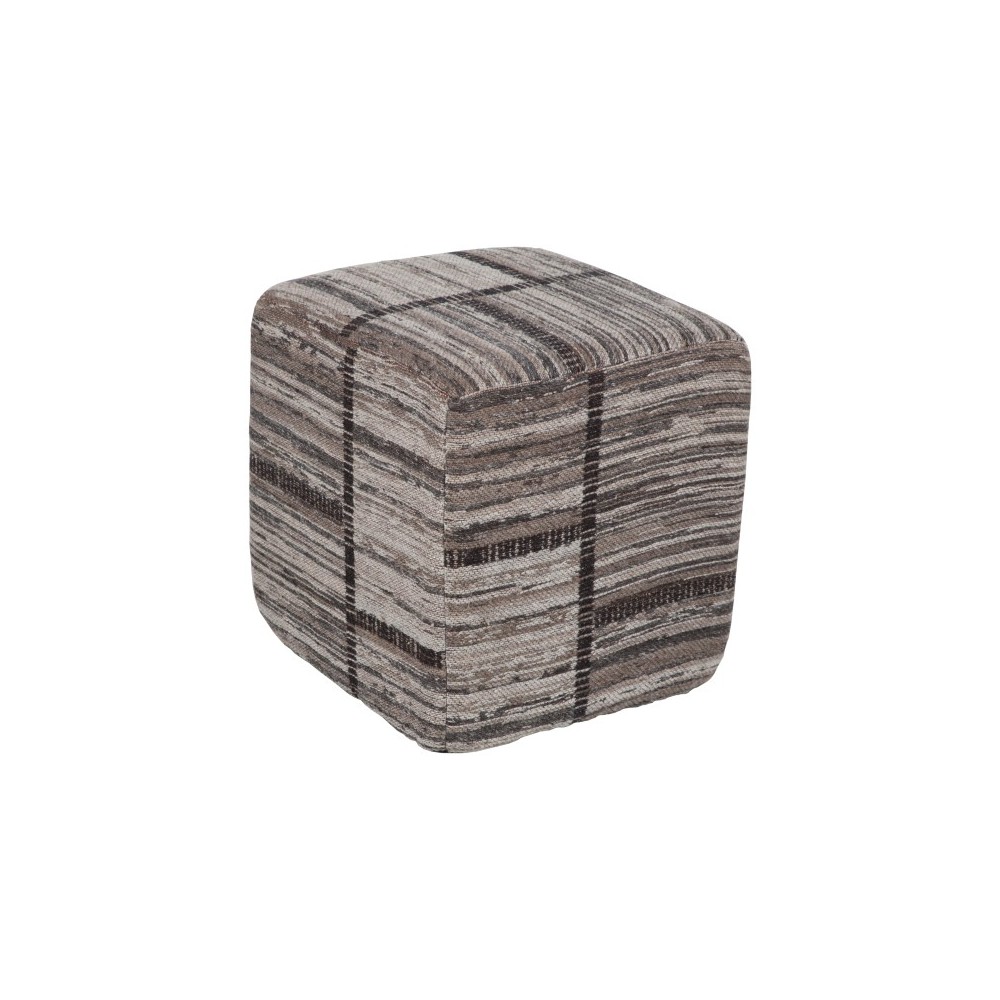 Surya Jacqueline JCQ-004 16"H x 16"W x 16"D Pouf