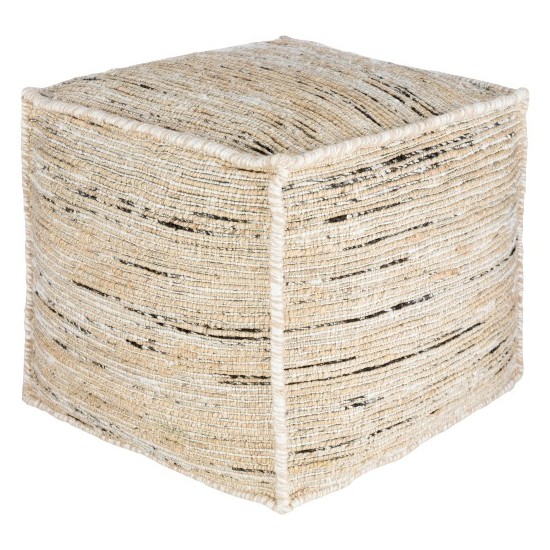 Surya Esperanza EZPF-001 18"H x 18"W x 18"D Pouf