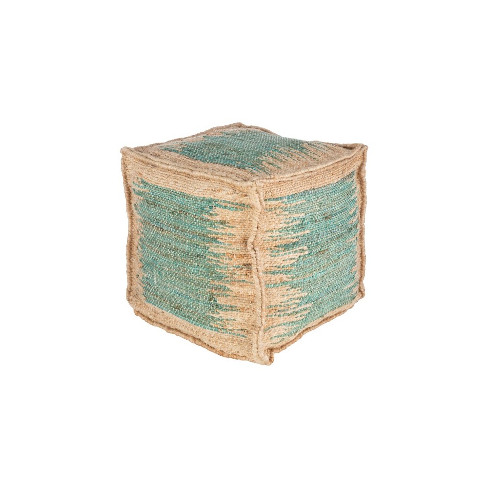 Surya Sonali SNPF-003 16"H x 16"W x 16"D Pouf Surya Sonali SNPF-003 16"H x 16"W x 16"D Pouf