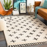 Surya Berber Shag BBE-2310 6'7" x 9' Rug