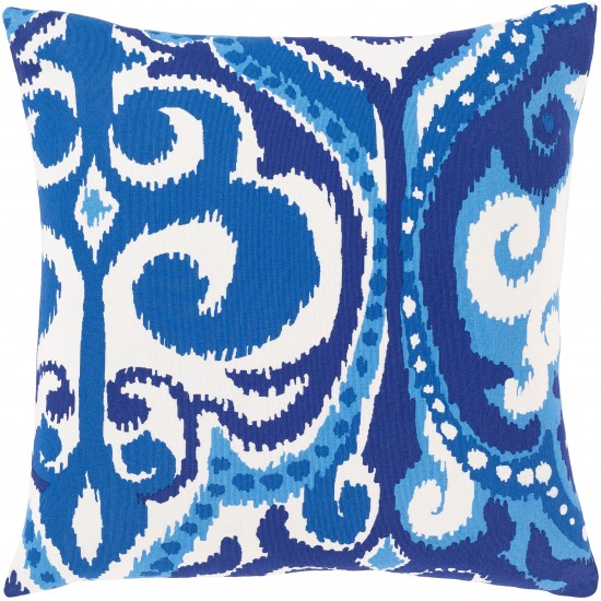 Surya Global Blues GLB-003 18" x 18" Pillow Cover