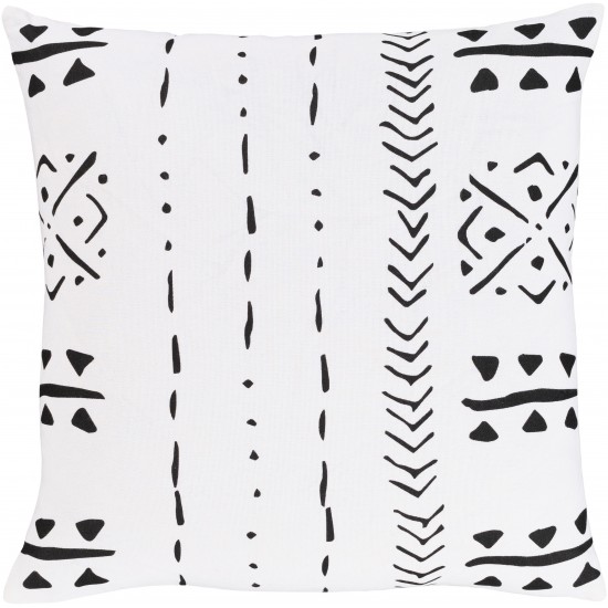 Surya Mud Cloth MDC-001 18" x 18" Pillow Cover