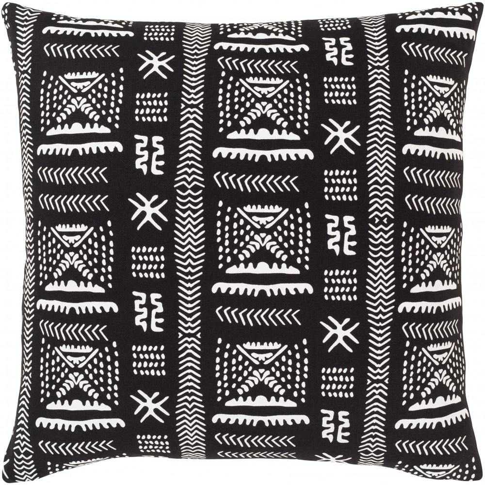 Surya Mud Cloth MDC-006 18" x 18" Pillow Cover