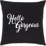 Surya Typography ST-112 18" x 18" Pillow Cover