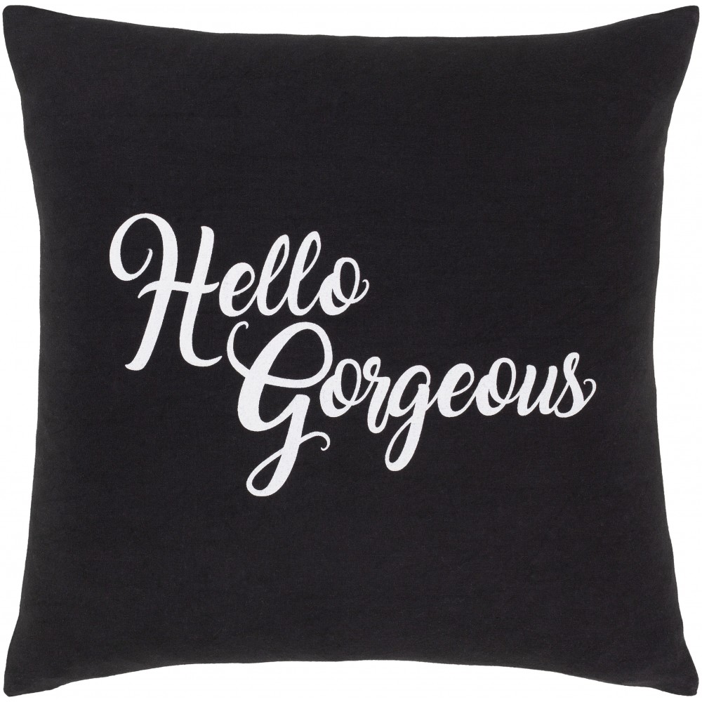 Surya Typography ST-112 18" x 18" Pillow Cover