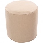 Surya Shane SAPF-004 14"H x 30"W x 30"D Pouf