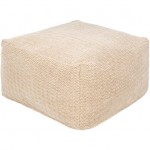 Surya Palmetto PMPF-001 13"H x 24"W x 24"D Pouf