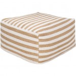 Surya Palmetto PMPF-002 13"H x 24"W x 24"D Pouf