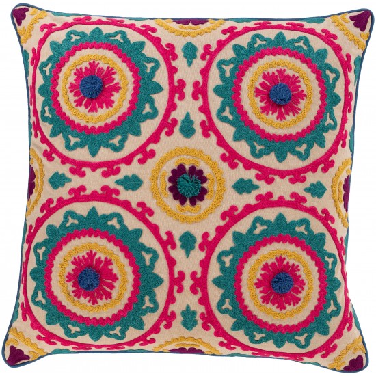 Surya Khavi KHV-002 18" x 18" Pillow Cover