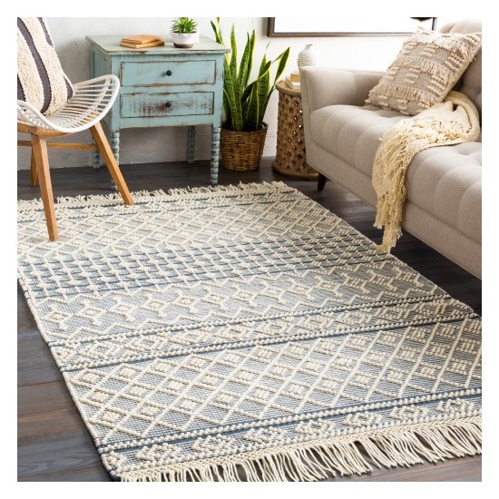 Surya Farmhouse Tassels FTS-2304 2'6" x 8' Rug