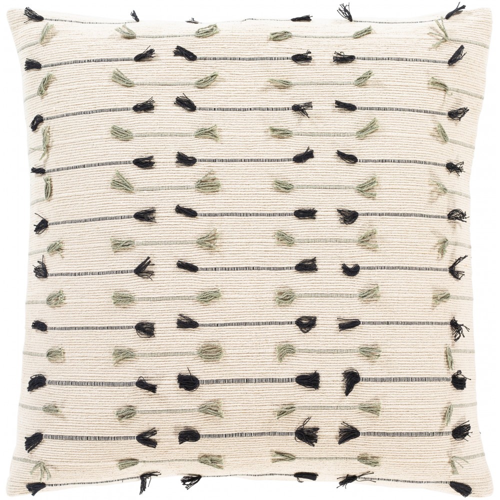 Surya Justine JTI-003 22" x 22" Pillow Cover Surya Justine JTI-003 22" x 22" Pillow Cover