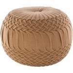 Surya Alana AAPF-004 14"H x 18"W x 18"D Pouf