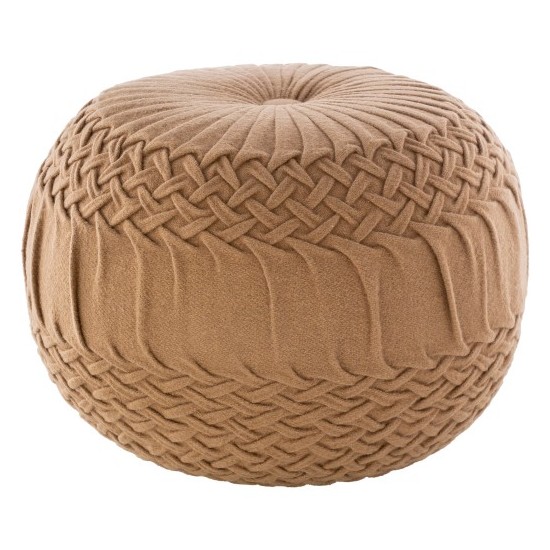 Surya Alana AAPF-004 14"H x 18"W x 18"D Pouf