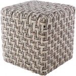 Surya Cordoba CDPF-003 18"H x 18"W x 18"D Pouf