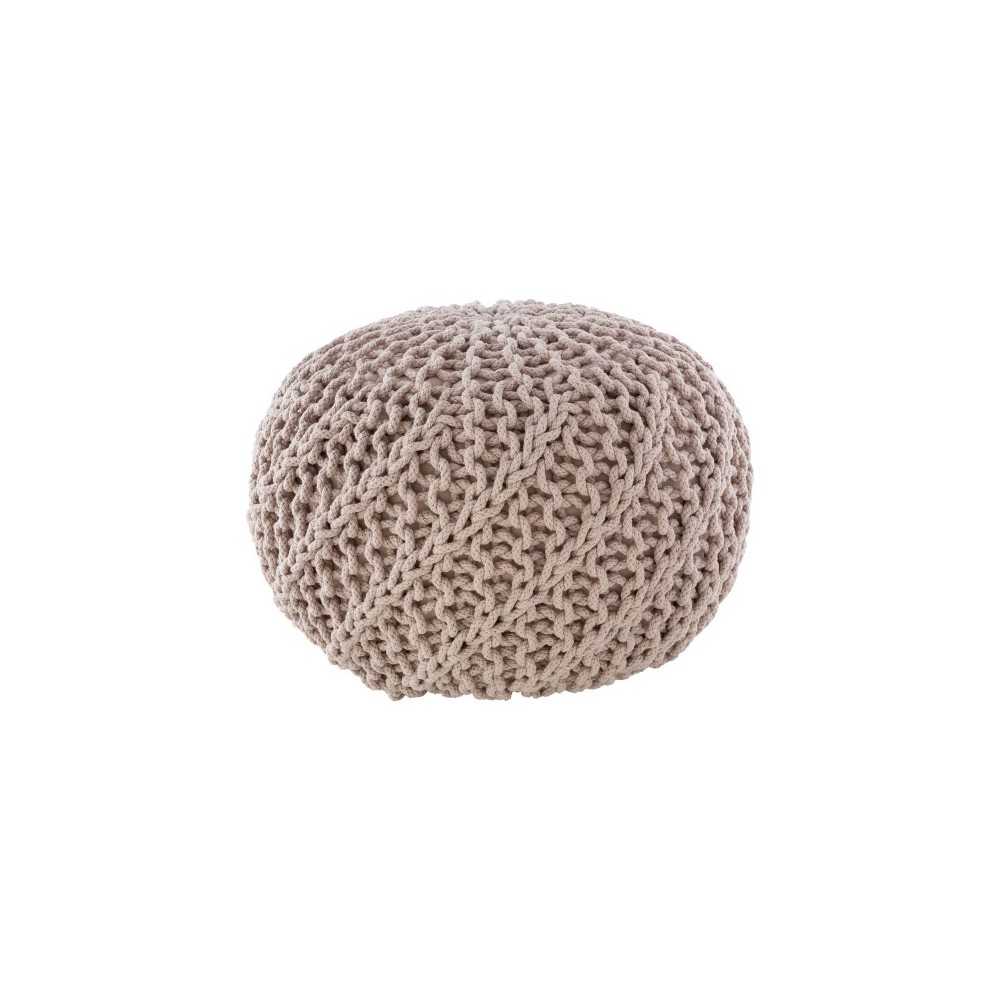 Surya Malmo MLPF-013 14"H x 20"W x 20"D Pouf Surya Malmo MLPF-013 14"H x 20"W x 20"D Pouf