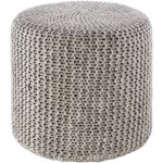 Surya Prado POPF-003 16"H x 18"W x 18"D Pouf