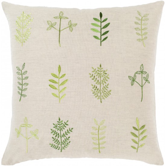 Surya Nature Study NTS-001 20" x 20" Pillow Cover