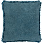 Surya Washed Cotton Velvet WCV-002 18" x 18" Pillow Cover