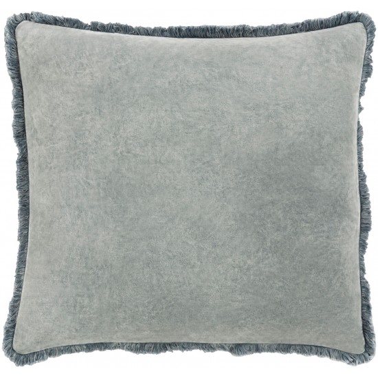 Surya Washed Cotton Velvet WCV-003 18" x 18" Pillow Cover