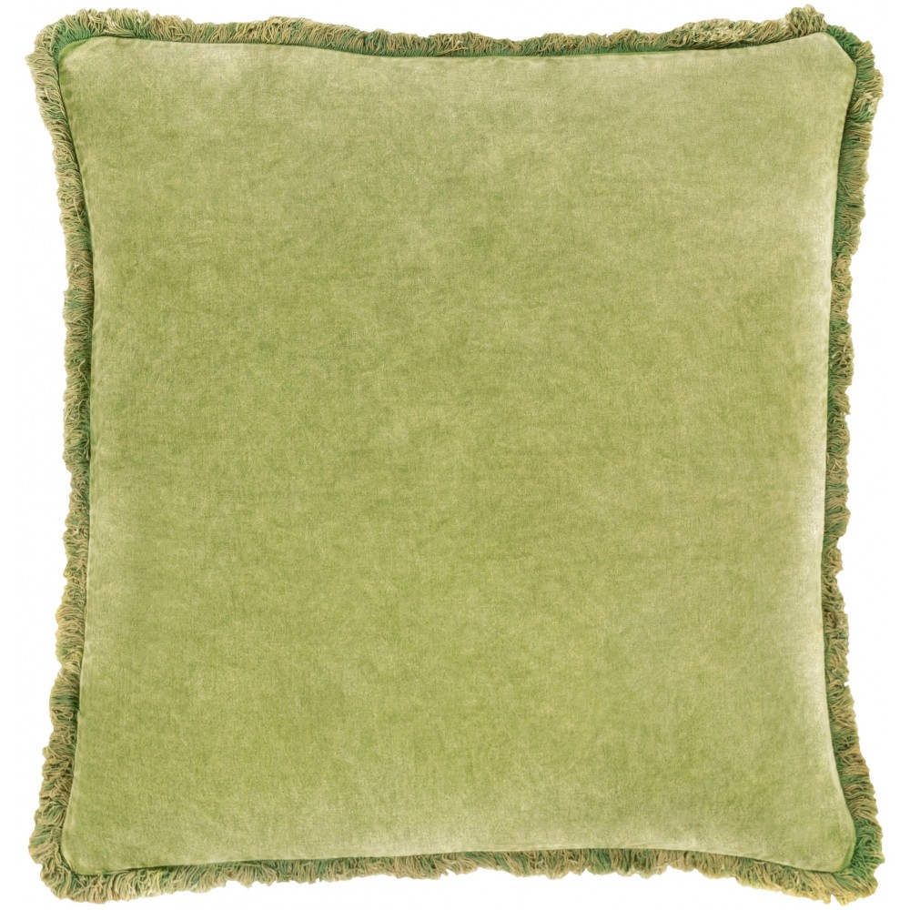 Surya Washed Cotton Velvet WCV-004 18" x 18" Pillow Cover Surya Washed Cotton Velvet WCV-004 18" x 18" Pillow Cover