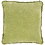 Surya Washed Cotton Velvet WCV-004 22" x 22" Pillow Cover