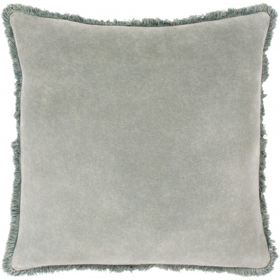 Surya Washed Cotton Velvet WCV-005 20" x 20" Pillow Cover