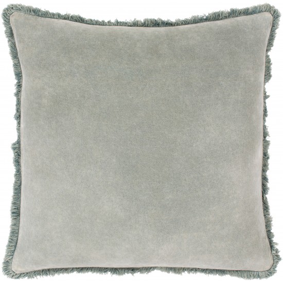 Surya Washed Cotton Velvet WCV-005 22" x 22" Pillow Cover