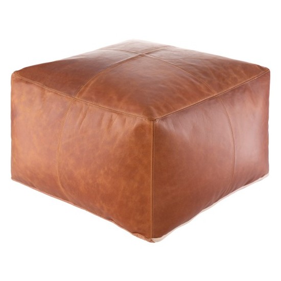 Surya Barrington BIPF-001 13"H x 22"W x 22"D Pouf