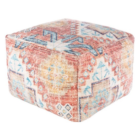 Surya Devonshire DSPF-002 14"H x 20"W x 20"D Pouf