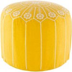 Surya Taza ZAPF-004 12"H x 20"W x 20"D Pouf